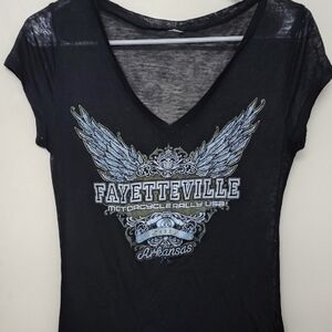 2017 Harley Davidson Rally Shirt Fayetteville Arkansas